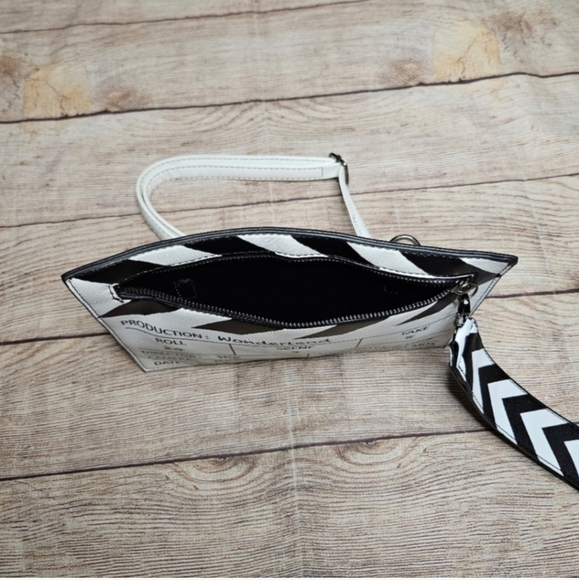 Movie Table Clapper Board Shoulder Bag Scene Film Zipper Handbag clutch Bag - Picture 8 of 8